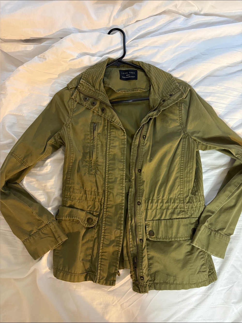 Love Tree Women’s Green Jacket